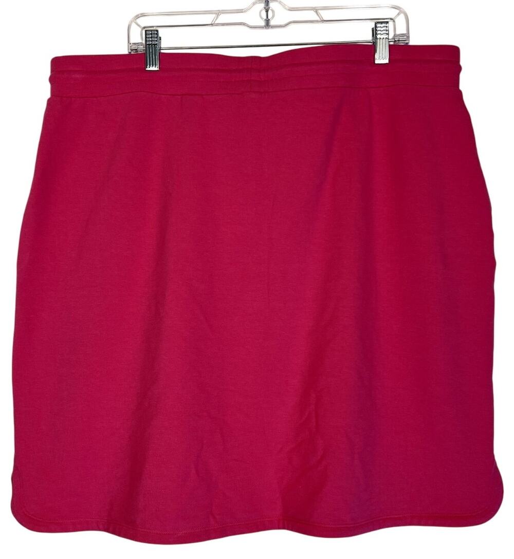 NWT Talbots Pink Casual Boxy Sporty Athleisure Tennis‎ Mini Skirt Size 2X